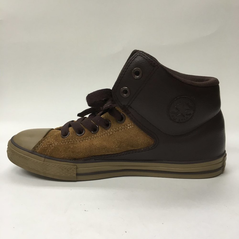 Converse All Star Boys Leather Sneaks Size 6 Boys - Picture 4 of 8
